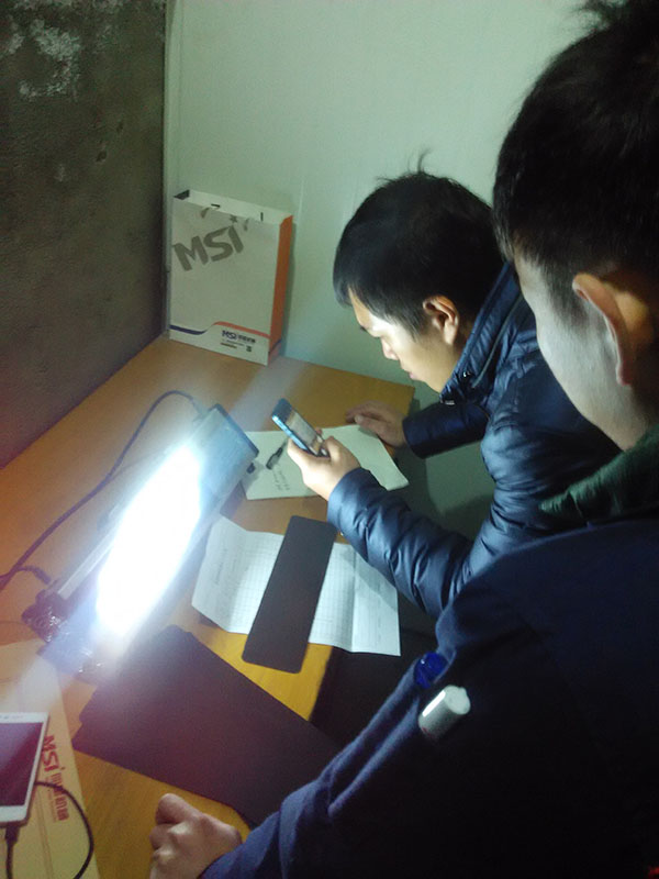 客戶(hù)檢查我公司X射線探傷資料。